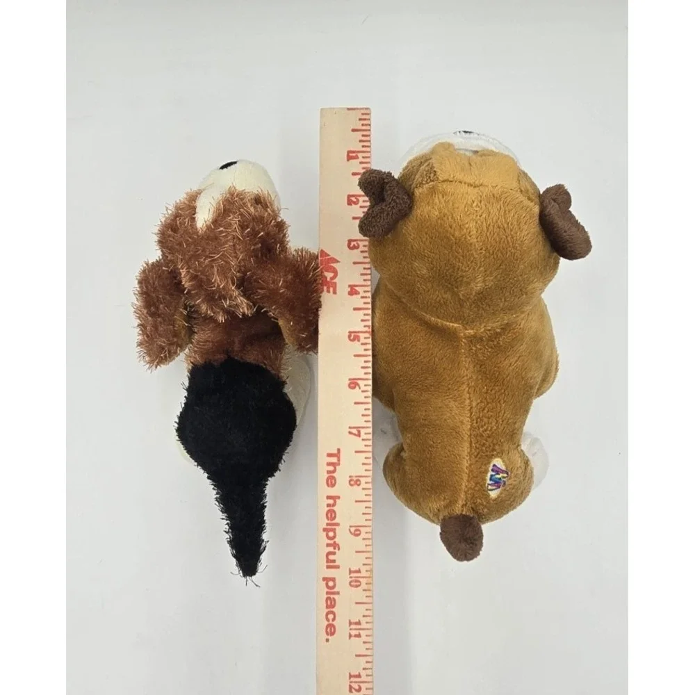 4 Ganz‎ Webkinz Plush No Codes Bulldog Hound Walrus Black Cat